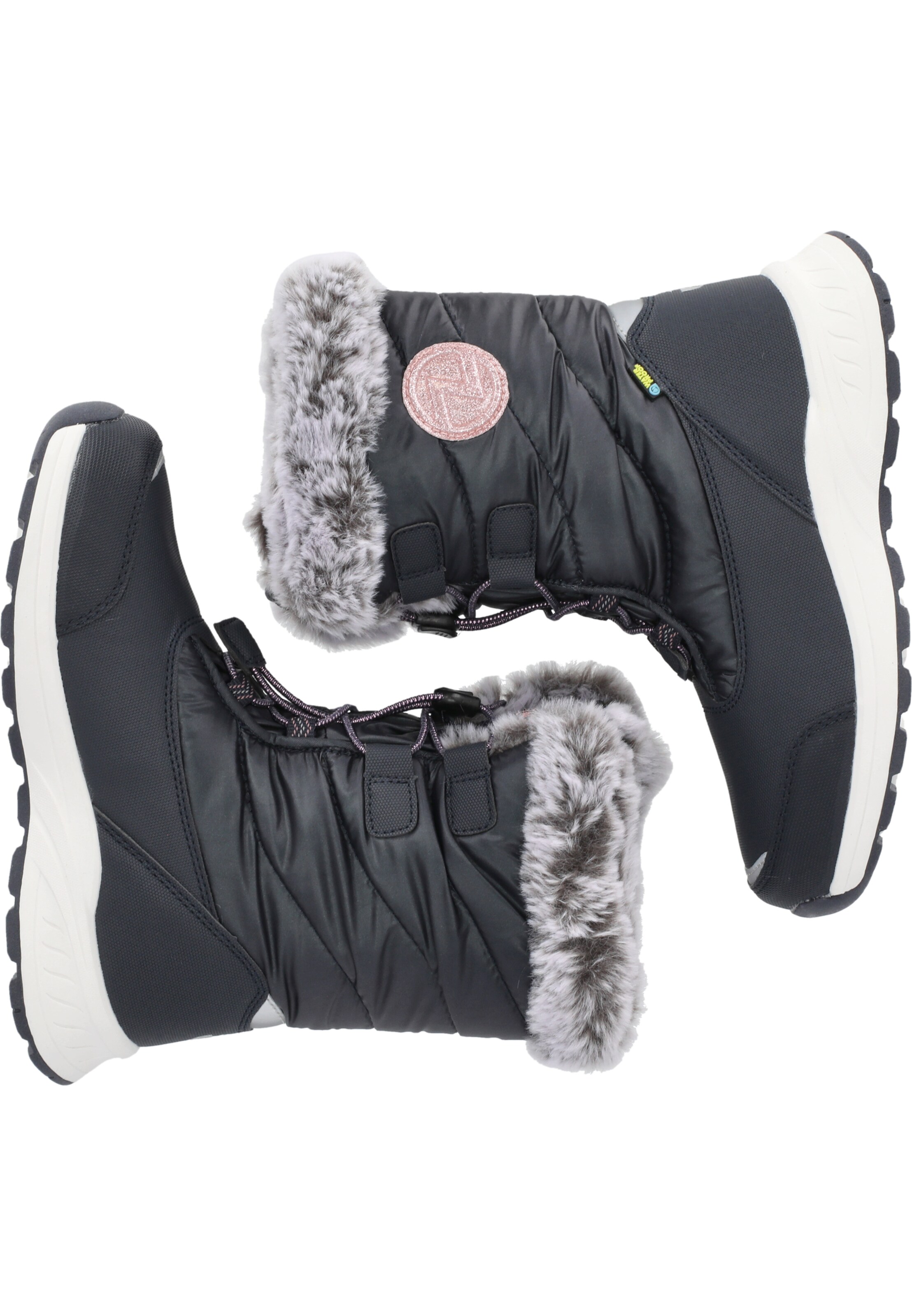 ZigZag Snow Boots in Blue