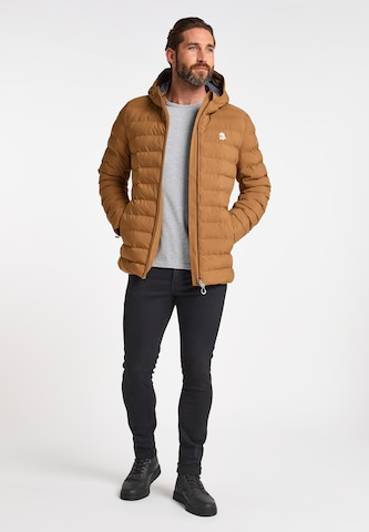 Schmuddelwedda Between-Season Jacket in Brown