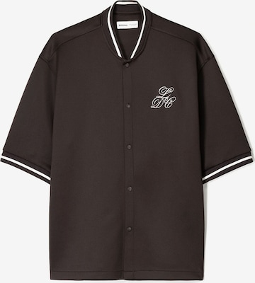 Camicia di Bershka in marrone: frontale