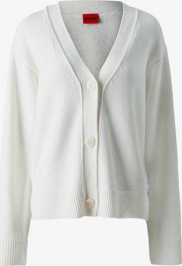 HUGO Neuletakki 'Selsar' värissä valkoinen, Tuotenäkymä