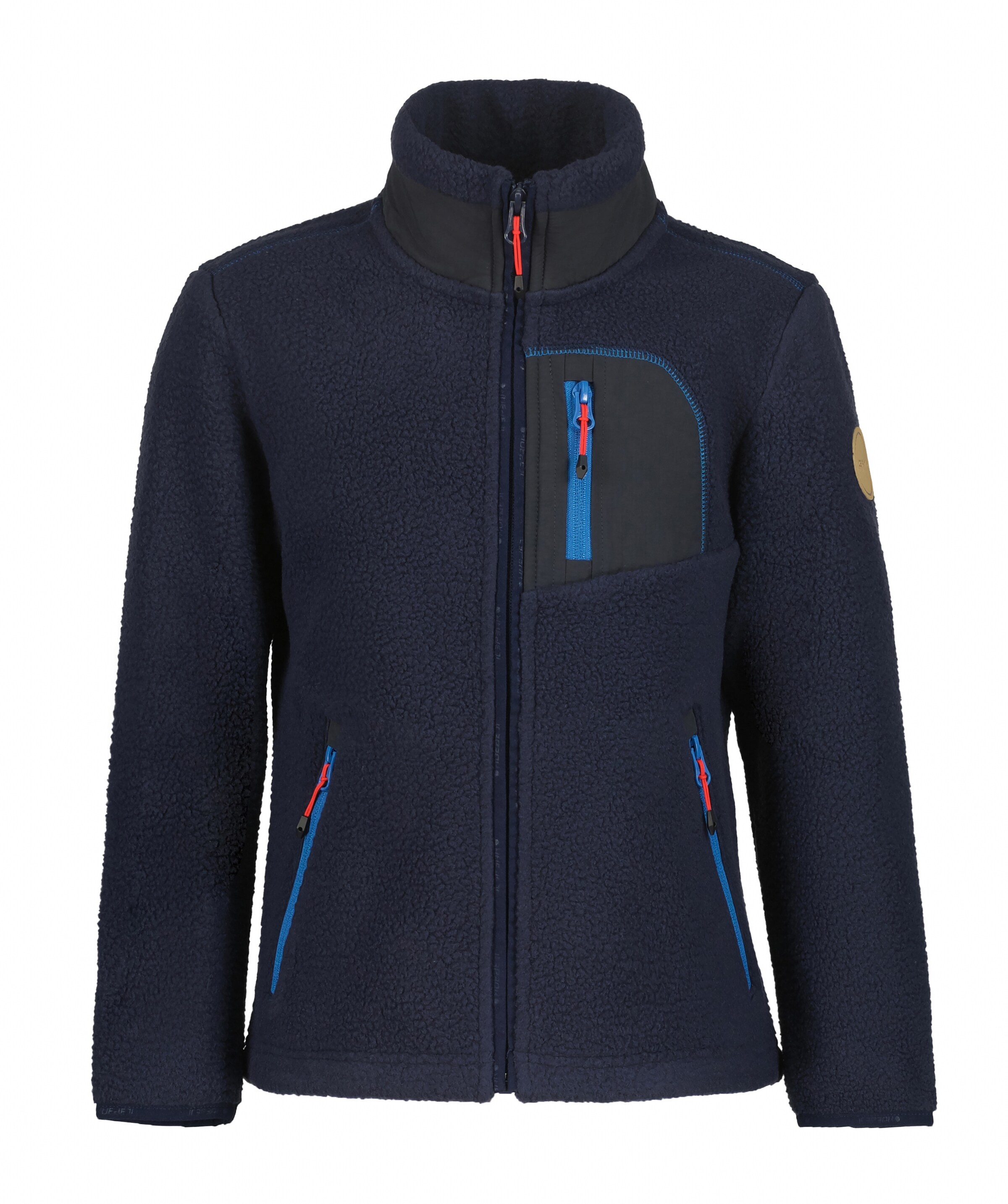 ICEPEAK Fleece Jacket in Blue: front