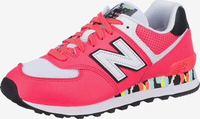 Sneaker bassa '574' new balance di colore rosa chiaro / nero / bianco, Visualizzazione prodotti