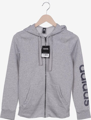 ADIDAS PERFORMANCE Sweatshirt & Zip-Up Hoodie in S in Grey: front