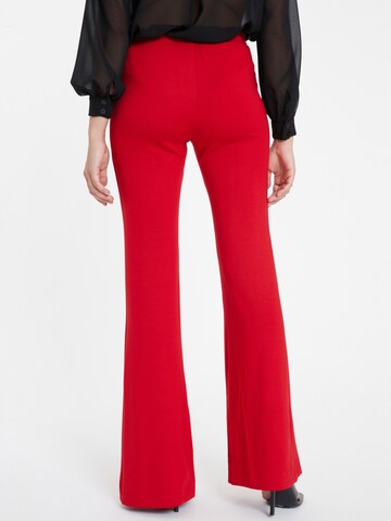 Ana Alcazar Flared Hose 'Sista' in Rot