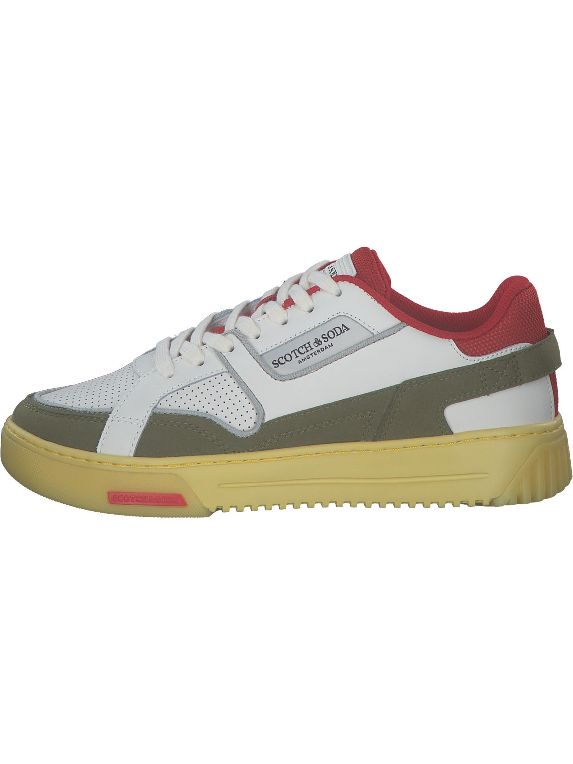 SCOTCH & SODA Schnürschuh 'New Cup 78.7006' in Weiß