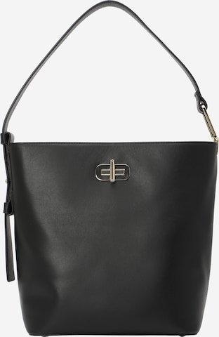 TOMMY HILFIGER - Bolso de mano en negro: frente