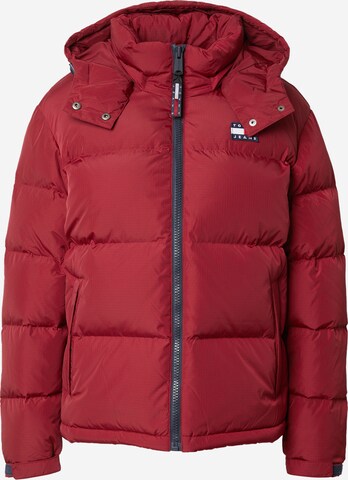 Tommy Jeans Winterjas 'Alaska' in Rood: voorkant