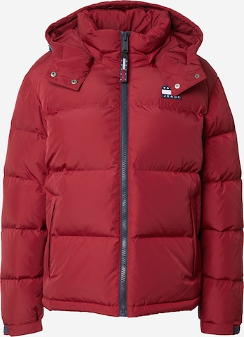 Tommy Jeans Zimní bunda 'Alaska' – červená: přední strana