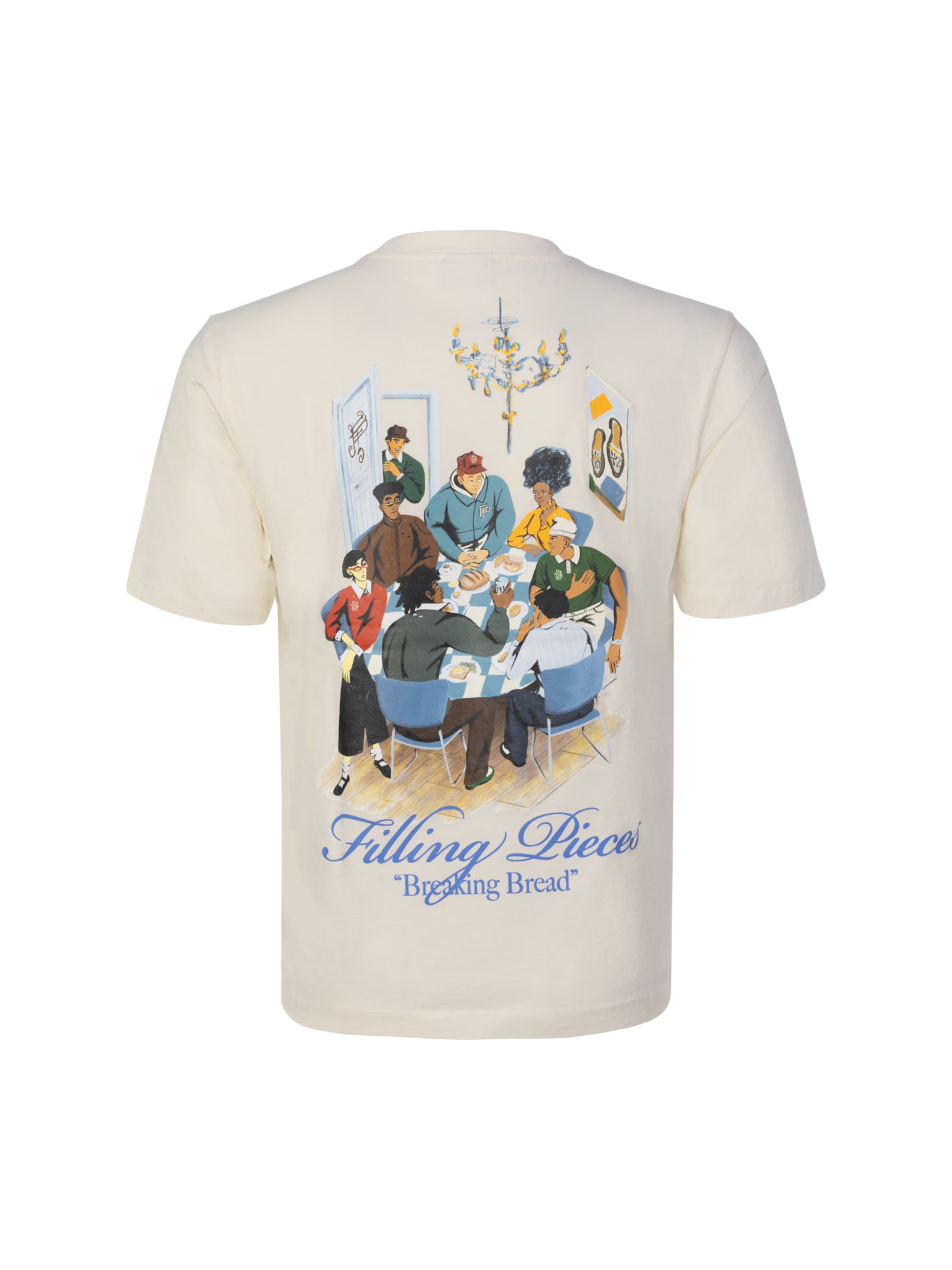 Maglietta 'Supper' di Filling Pieces in beige