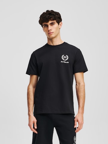 Karl Lagerfeld Shirt 'Hotel' in Black: front
