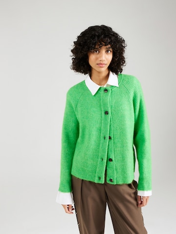 SELECTED FEMME Knit cardigan 'LULU' in Green: front