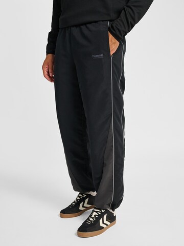 Loosefit Pantalon de sport Hummel en noir : devant