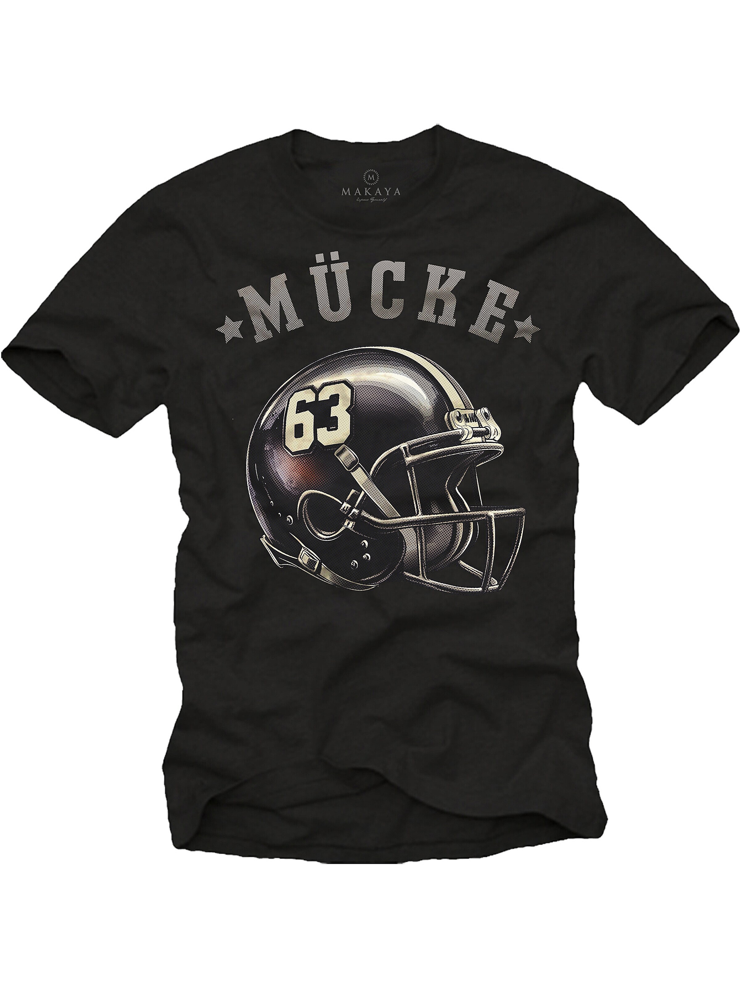 MAKAYA Shirt '63-Helm' in Black: front
