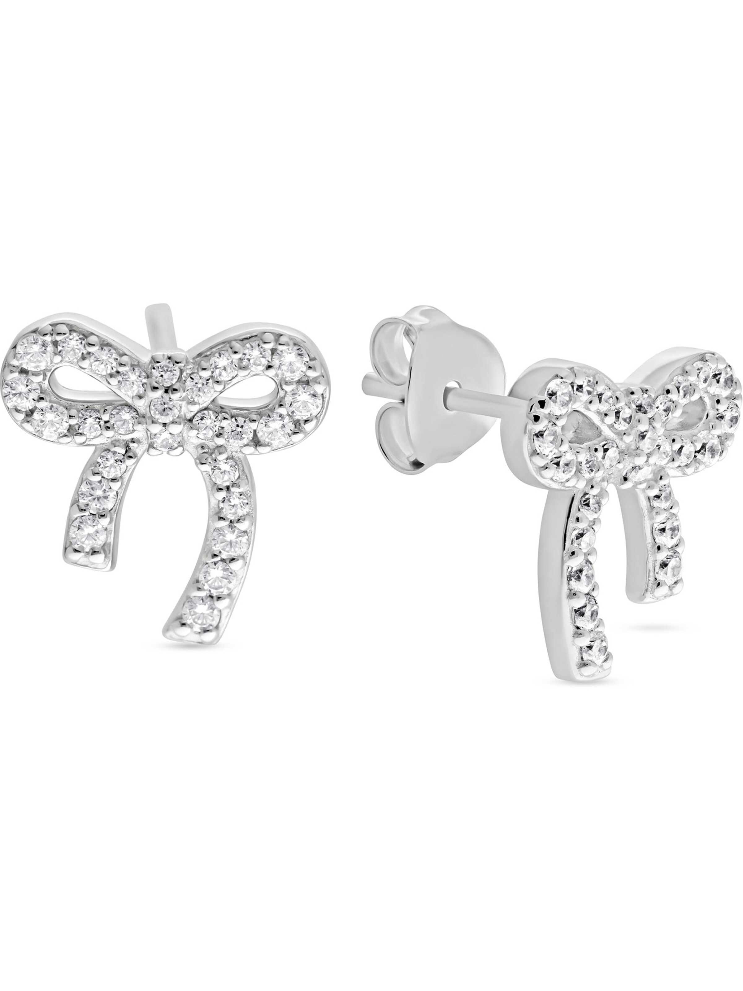 CHRIST Earrings in Silver: front