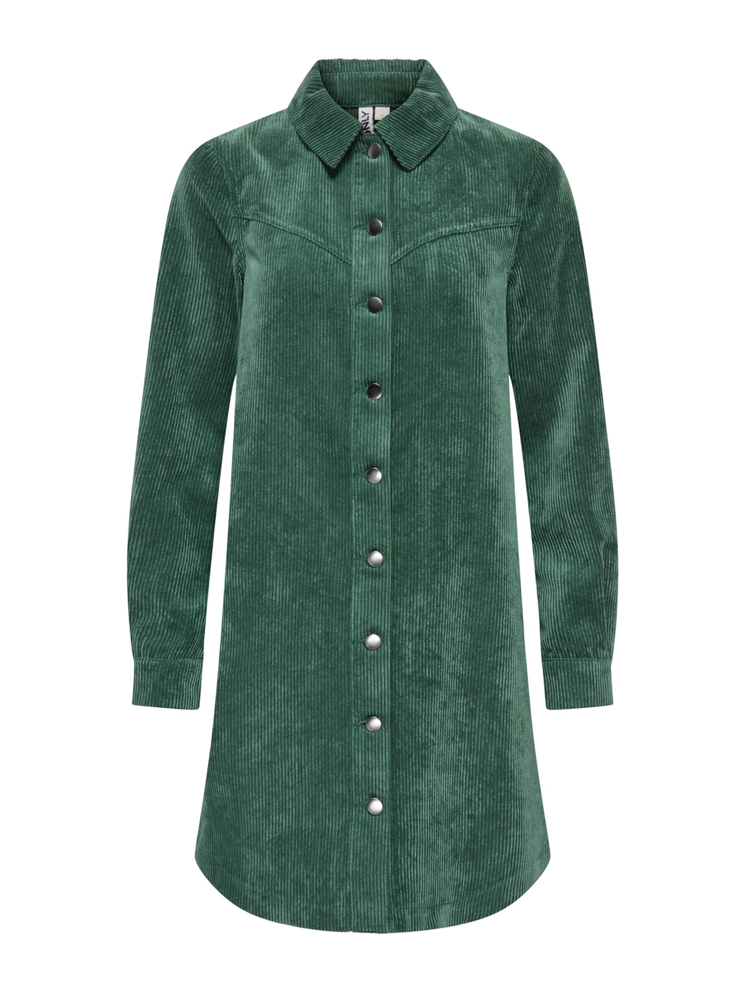 ONLY Košilové šaty 'ONLTRACY' – zelená: přední strana