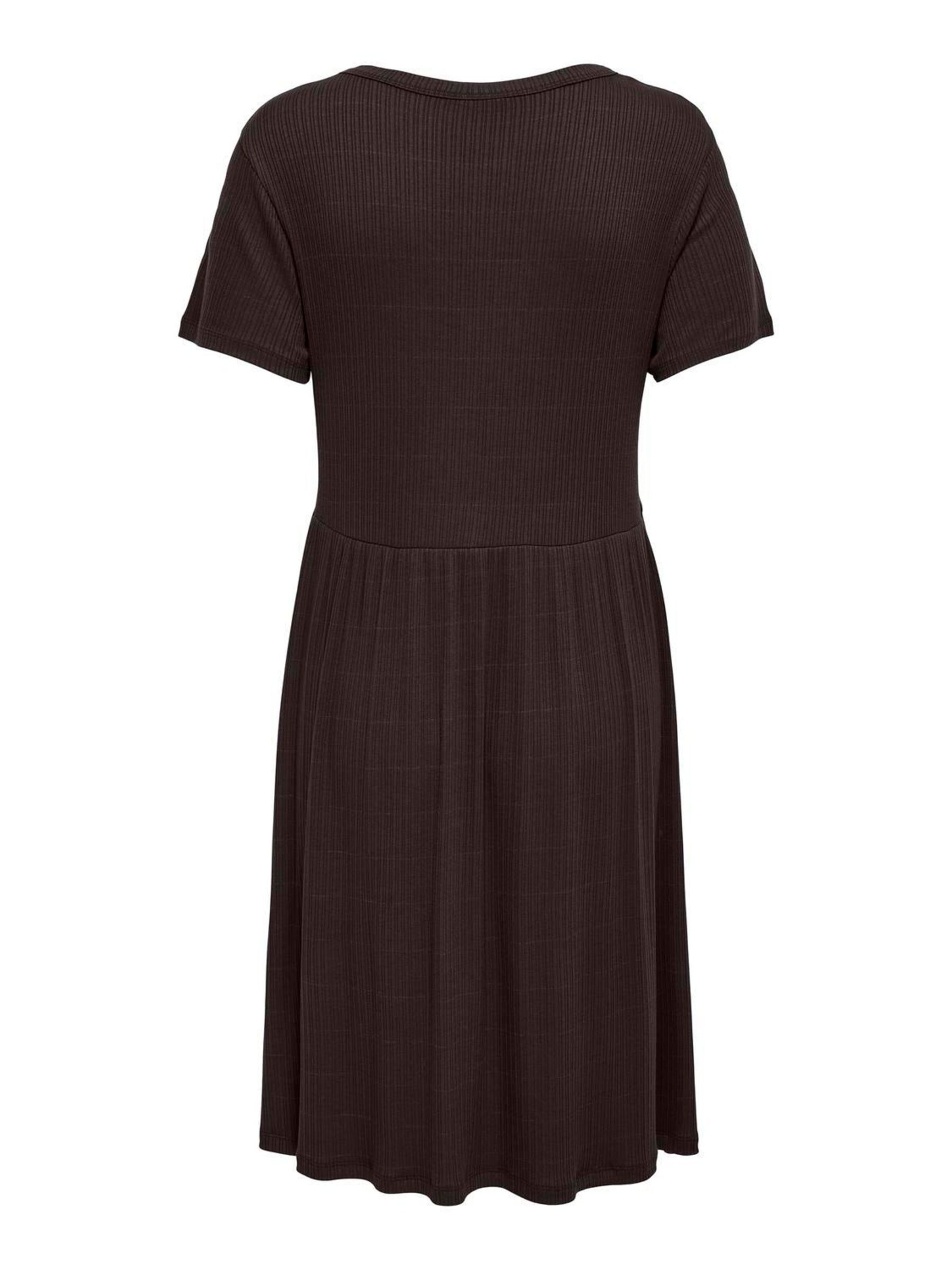 Only Maternity Jurk 'OLMCamoni' in Bruin