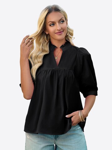 Imily Bela - Blusa en negro: frente