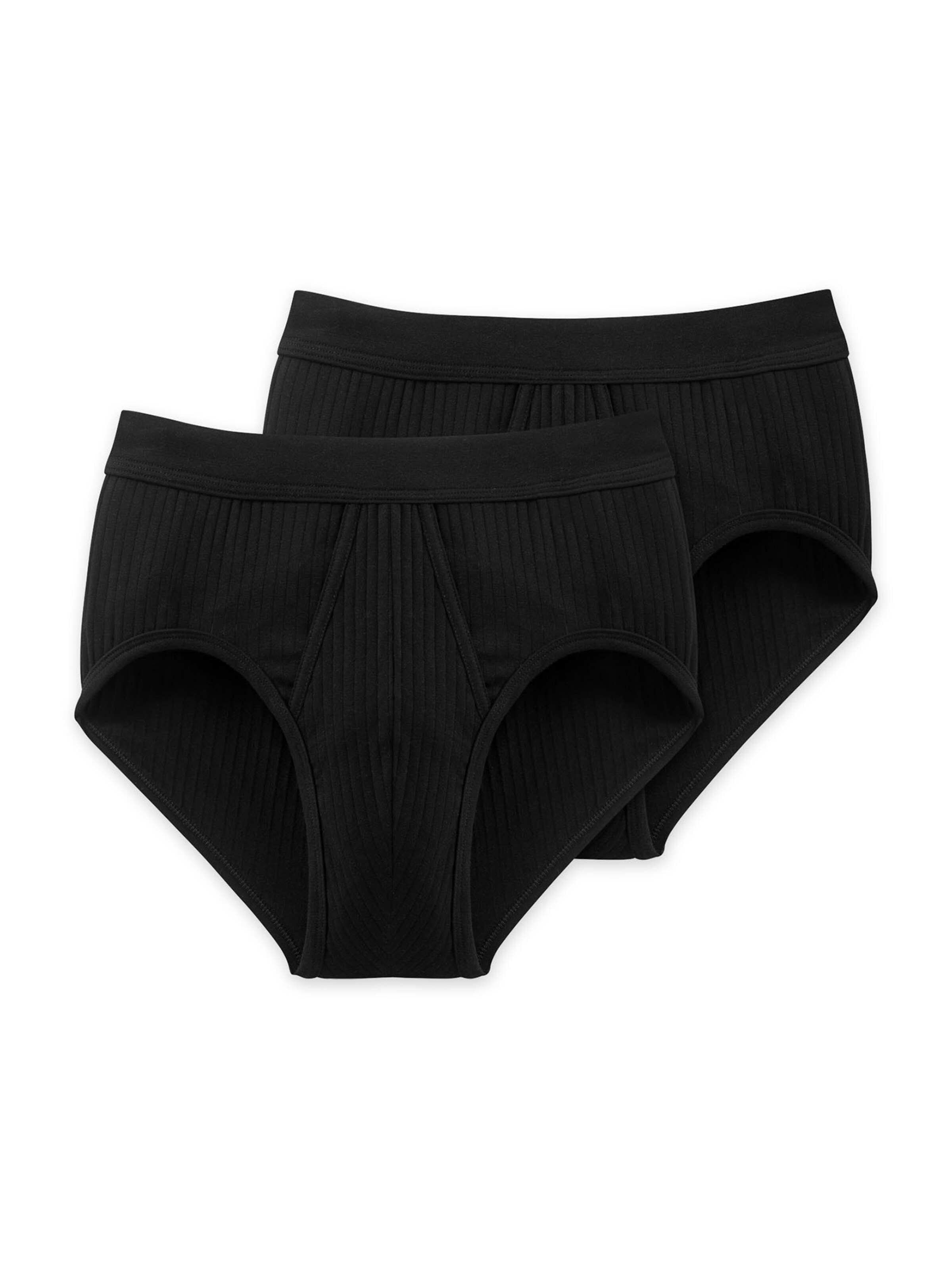 Slip 'Authentic Sport' SCHIESSER en noir : devant