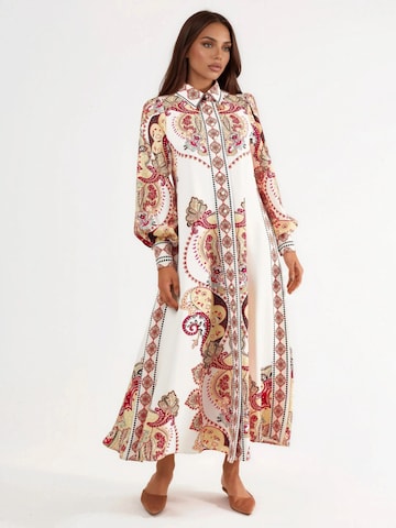 MSN Collection Kleid 'Maxi'‌‌‌‌‌‌‌ in Weiß