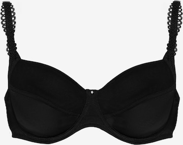 VIANIA T-shirt Bra 'Sally' in Black: front