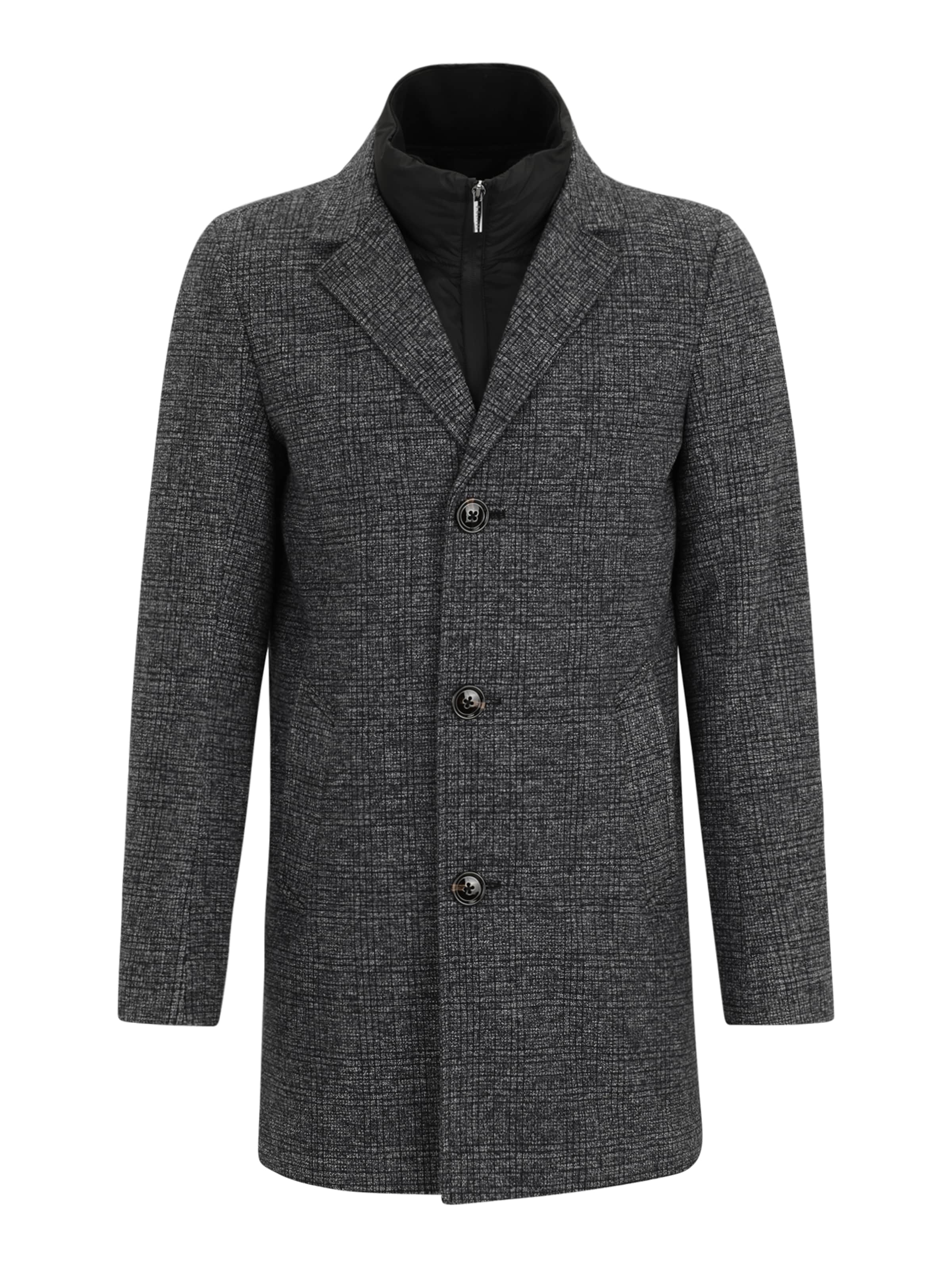 s.Oliver Ανοιξιάτικο και φθινοπωρινό παλτό σε γκρι: μπροστά