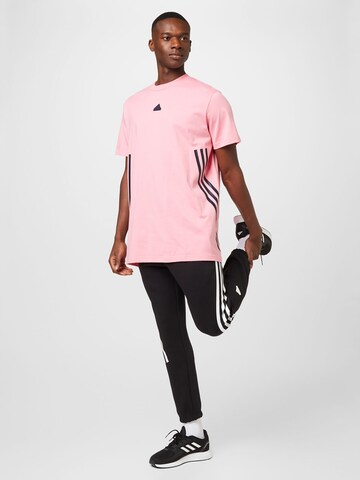 ADIDAS SPORTSWEAR Funksjonsskjorte 'Future Icons 3-Stripes' i rosa