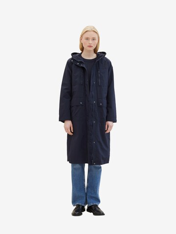 Parka mi-saison TOM TAILOR DENIM en bleu : devant