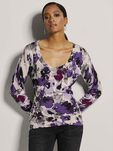 Pull-over MADELEINE en gris : devant