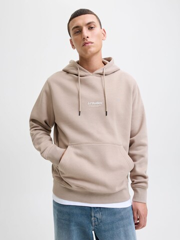 JACK & JONES Sweatshirt 'JJESoho' in Beige