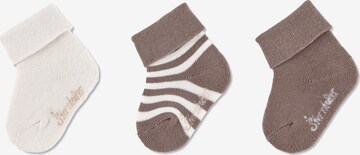 STERNTALER Socks 'Ringel' in Brown: front