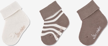 STERNTALER Socks 'Ringel' in Brown: front