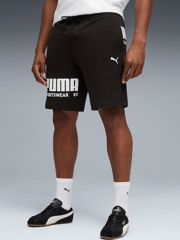 PUMA - regular Pantalón deportivo 'Puma Sport Graphic Shorts Tr' en negro