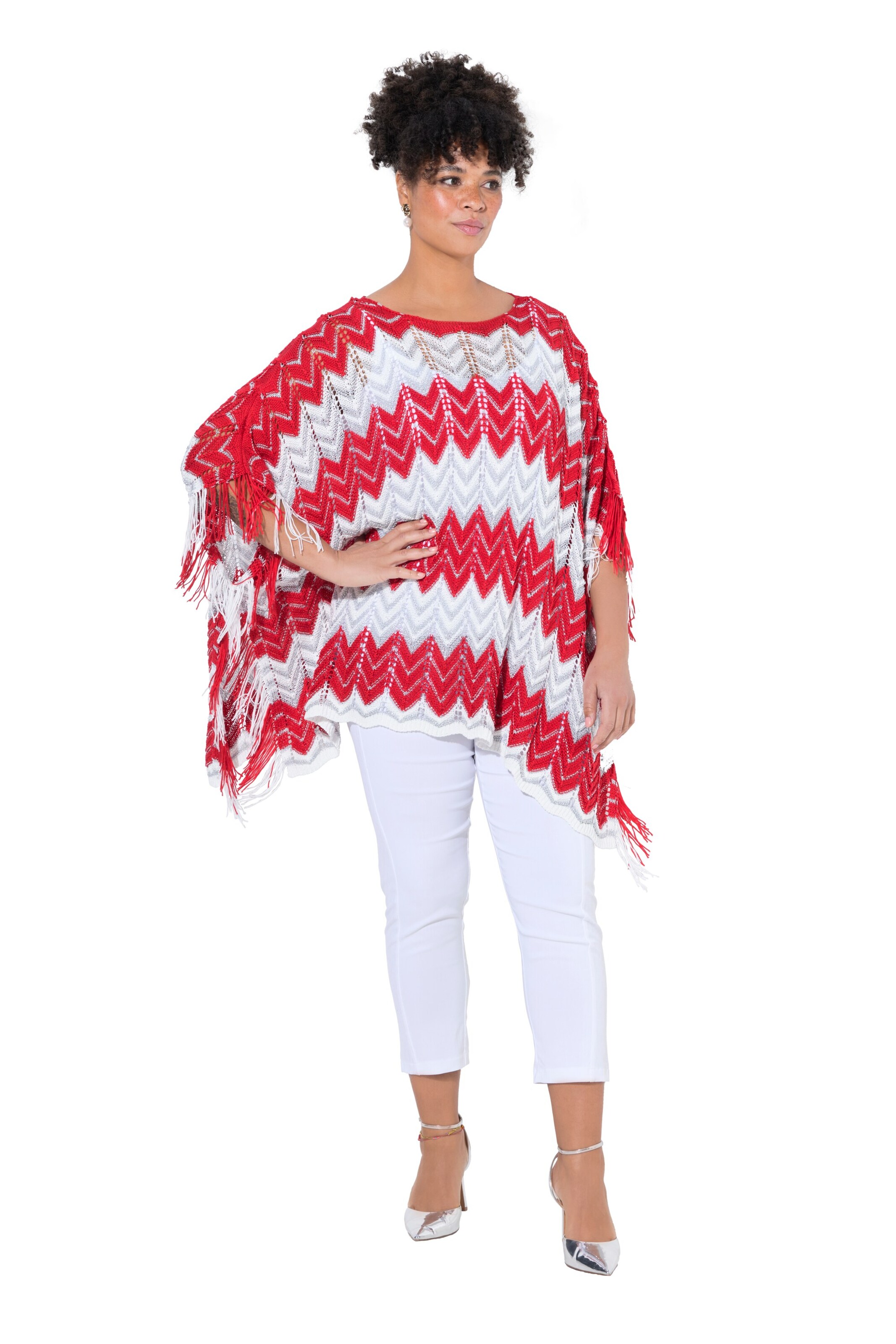 MIAMODA Sweater in Red