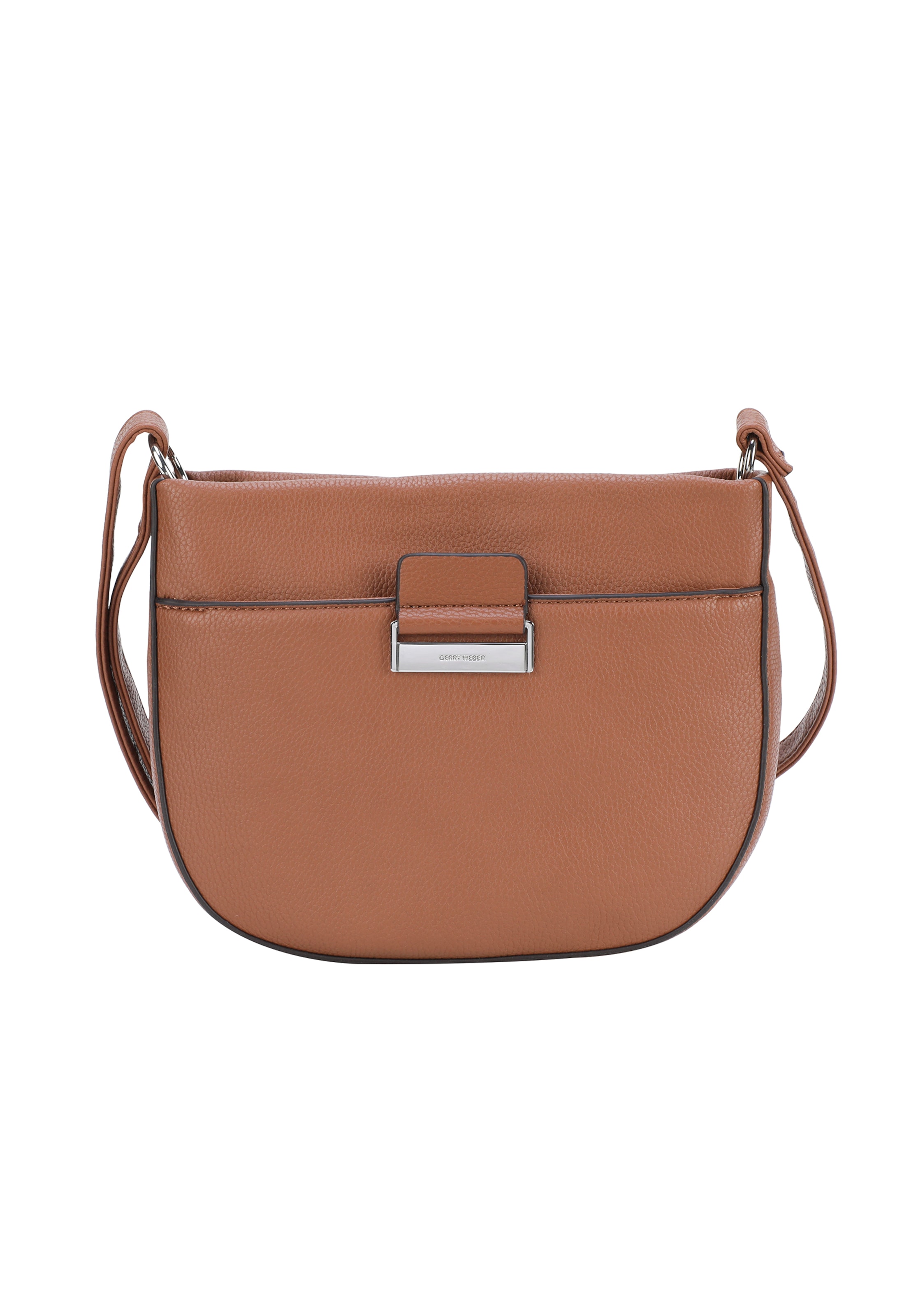 GERRY WEBER - Mala de ombro 'Talk Different Ll' em castanho: frente