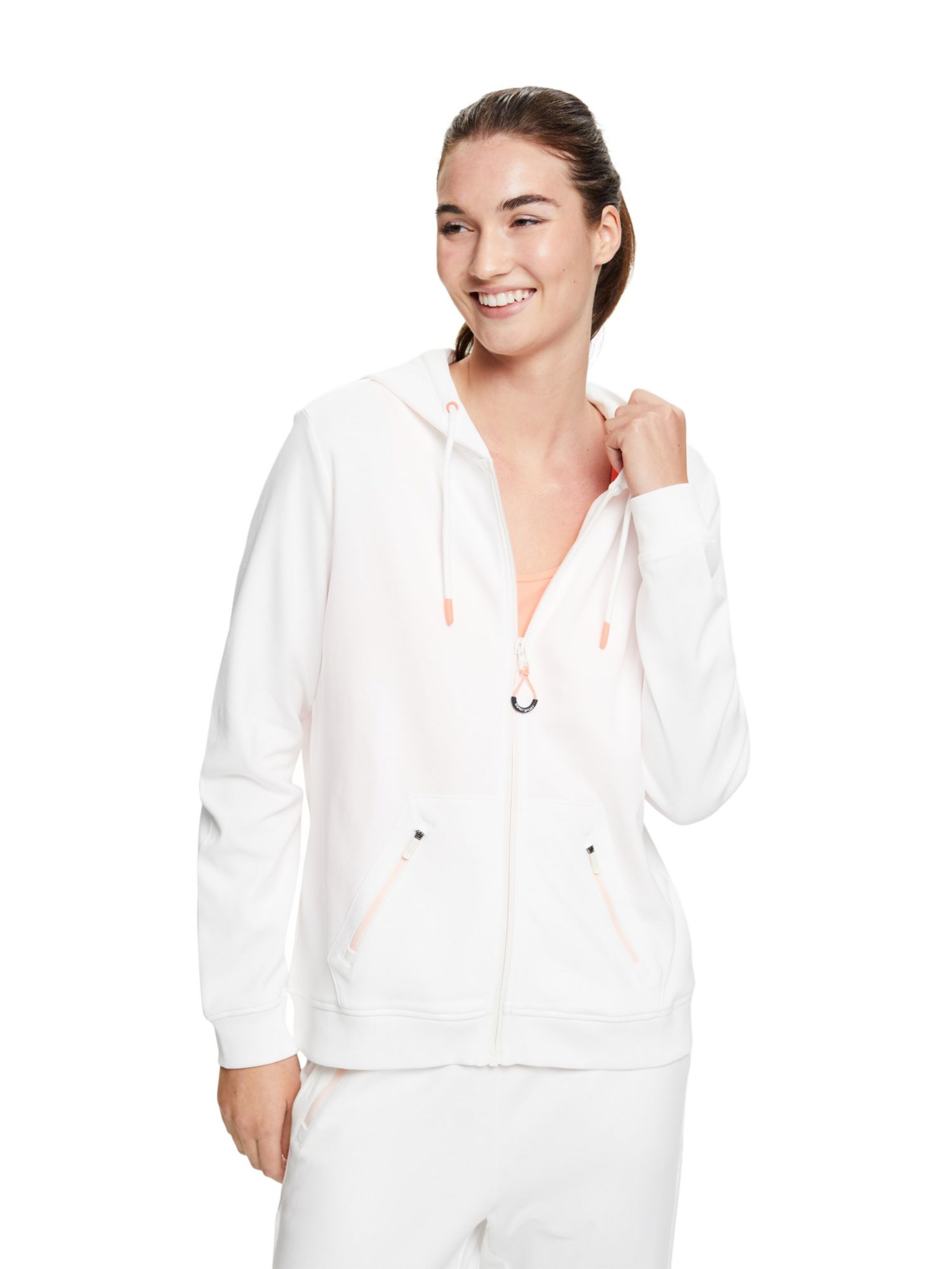 Veste de surv tement ESPRIT SPORT en Blanc Cass ABOUT YOU