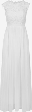 Kraimod Evening Dress in White: front