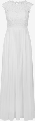 Kraimod Evening Dress in White: front