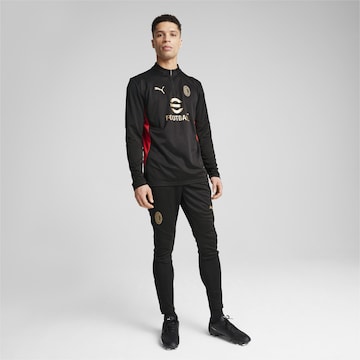Coupe slim Pantalon de sport 'AC Milan' PUMA en noir