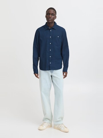 Regular fit Camicia ' BHBAY LINEN ' di BLEND in blu
