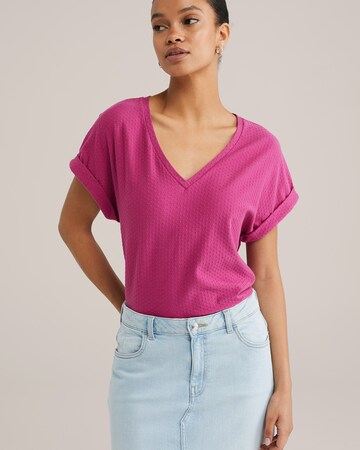 WE Fashion Skjorte i lilla: forside