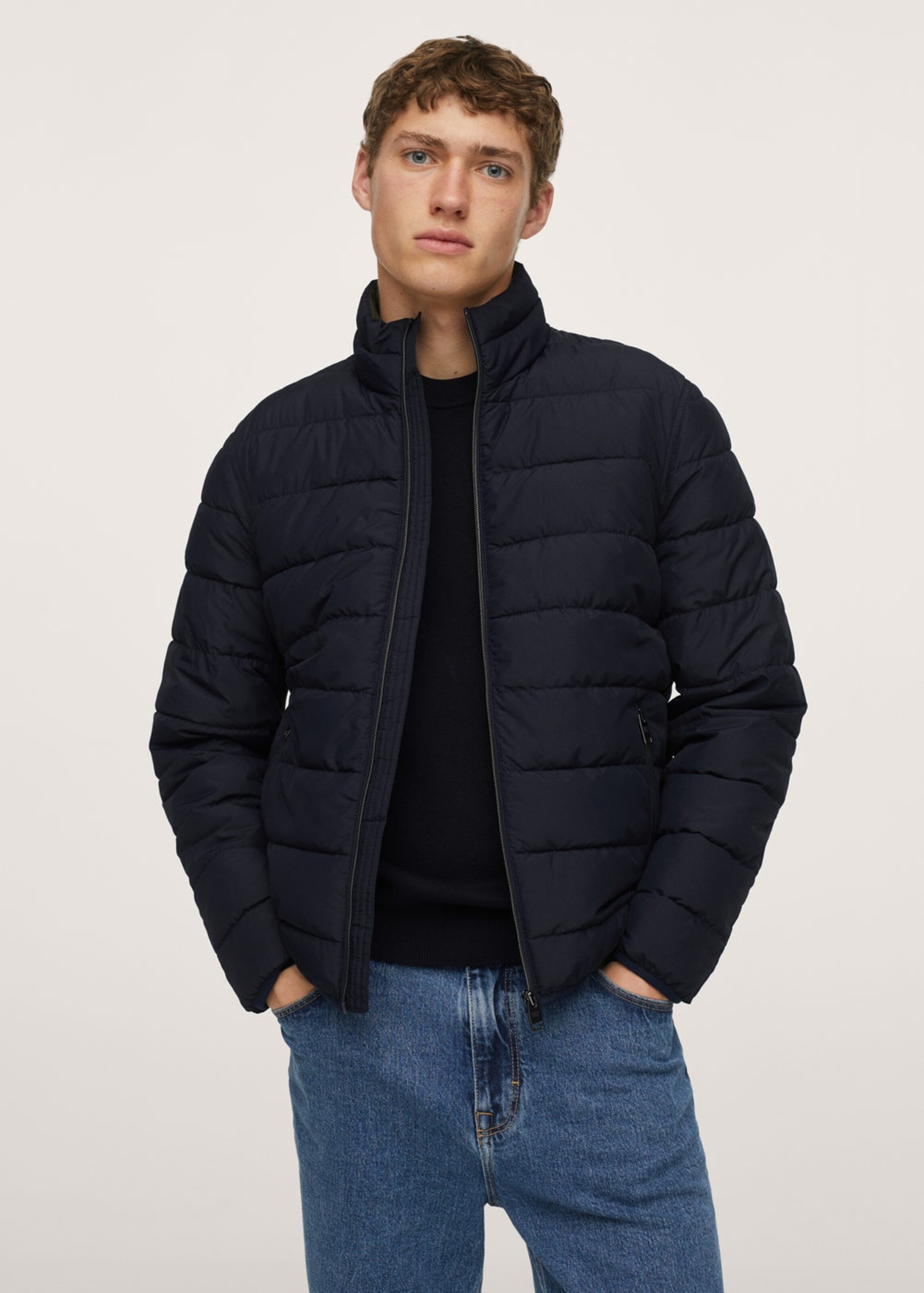 Männer Jacken MANGO MAN Jacke 'Gorry' in Nachtblau - IV49496 Männer Jacken MANGO MAN Jacke 'Gorry' in Nachtblau - IV49496