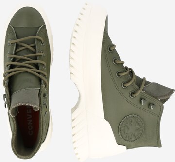 Stivaletto stringato 'Chuck Taylor' di CONVERSE in verde