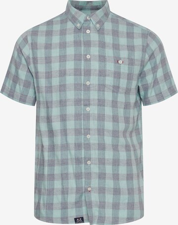 FQ1924 Button Up Shirt 'Yaron' in Blue: front