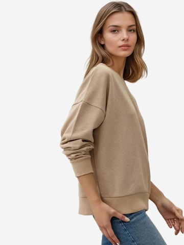 Sweat-shirt Hiccup en beige
