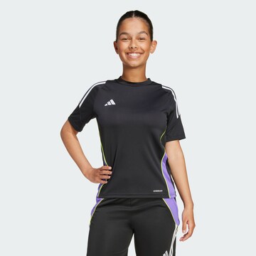 ADIDAS PERFORMANCE Funktionsshirt 'Tiro 24' in Schwarz: Vorderseite
