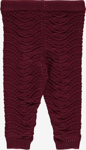 Regular Pantalon Müsli by GREEN COTTON en rouge