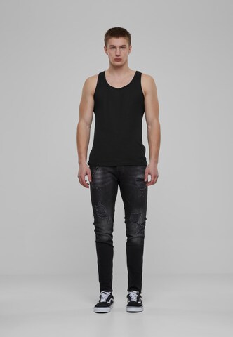 Slimfit Jeans cargo di 2Y Premium in nero