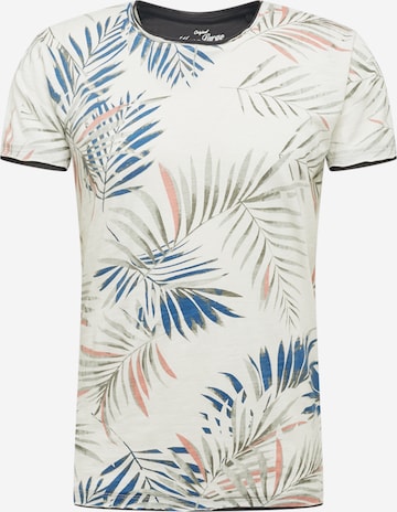 Key Largo Regular Fit Shirt 'PALM' in Weiß: predná strana