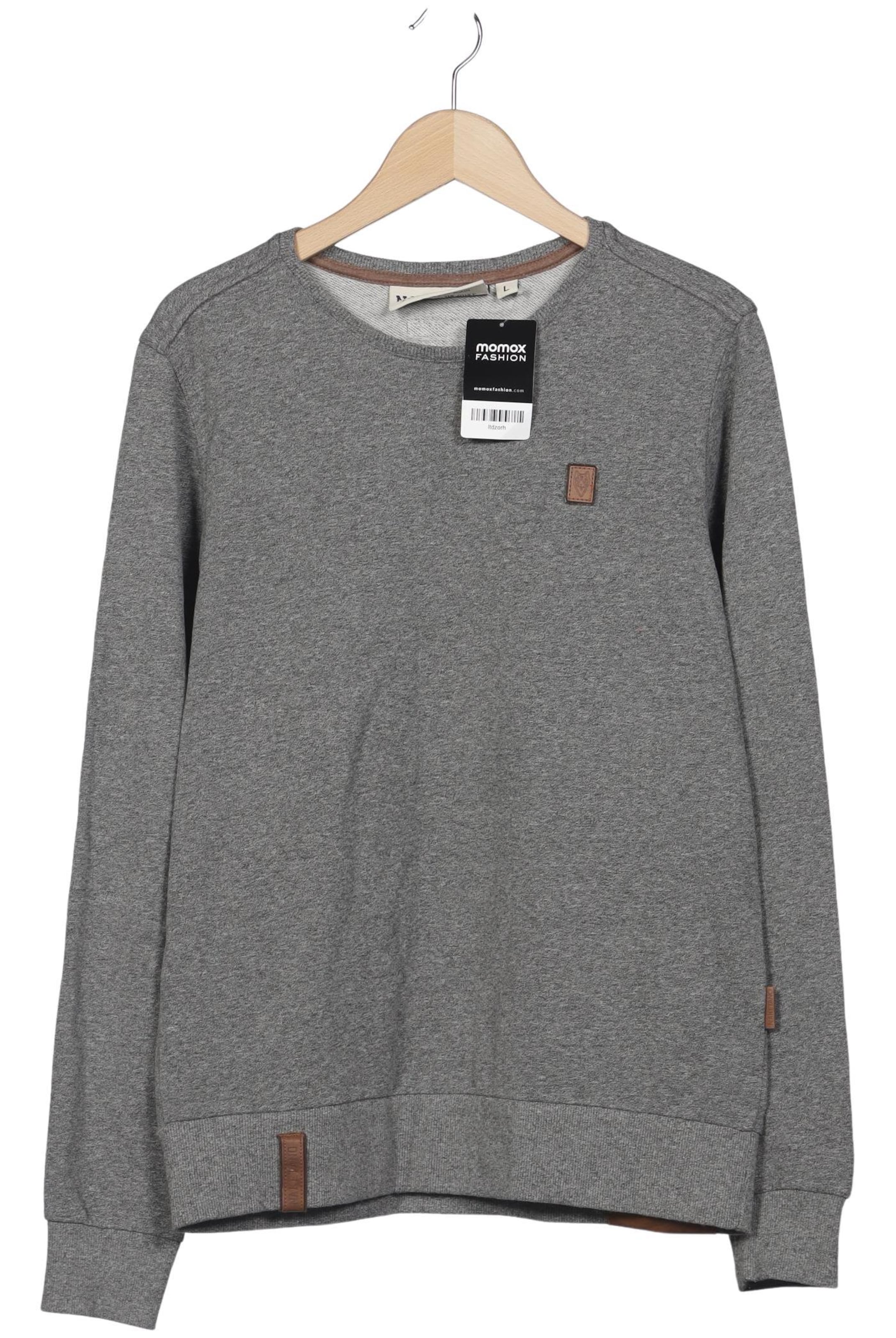 naketano Sweatshirt & Zip-Up Hoodie in L in Grey: front