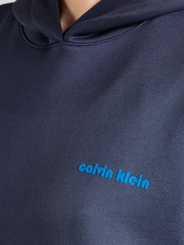 Calvin Klein Jeans Mikina - Modrá
